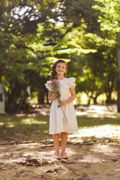 Vestido Thaís Off White - Querida Menina - Loja On-line