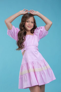 Vestido Flor Rosa - comprar online