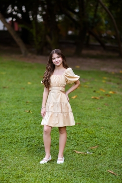 Imagem do Vestido Flor Bege