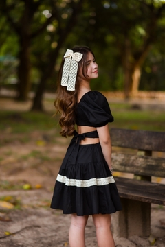 Imagem do Vestido Flor Preto