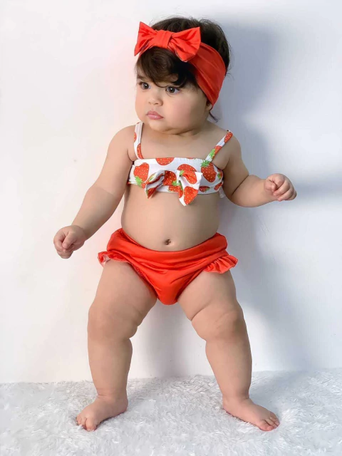 Conjunto Biquíni 3 peças com proteção UV 5O+ - comprar online