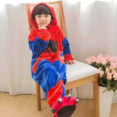 Macacão Pijama Kigurumi Plush - Homem Aranha Tam 1