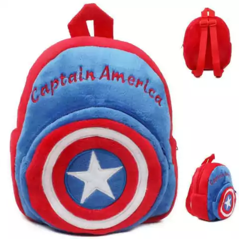 Mochila Pelúcia Mini HERÓIS - Capitão América