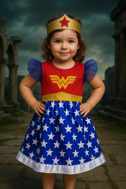 Fantasia MULHER MARAVILHA Luxo - comprar online