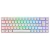 TECLADO MECANICO AKKO MODELO 3068S BRANCO SWITH ORANGE