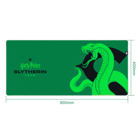 MOUSE PAD REDRAGON HARRY POTTER SLYTHERIN SPECIAL EDITION VERDE TAMANHO L 900X400X4MM TECIDO