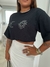 BLUSA MOLETINHO BORDADO SOL E LUA PRETO DRESS TO - comprar online