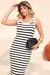 VESTIDO LONGO TRICOT STRIPES - comprar online