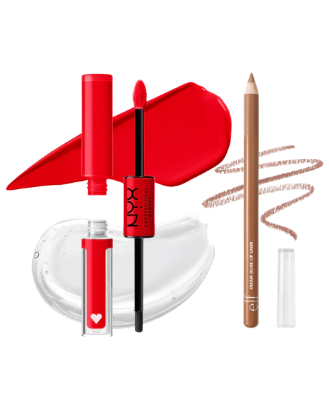 Lip combo Elf + Nyx 3