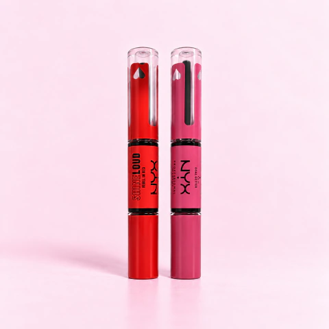 NYX Professional Makeup Shine Loud High Shine Lip Color – Rebel In Red & Goal Getter