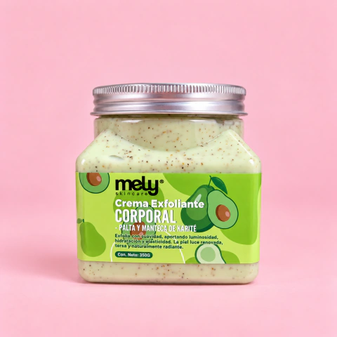 Mely — Crema Exfoliante Corporal Palta & Manteca de Karité