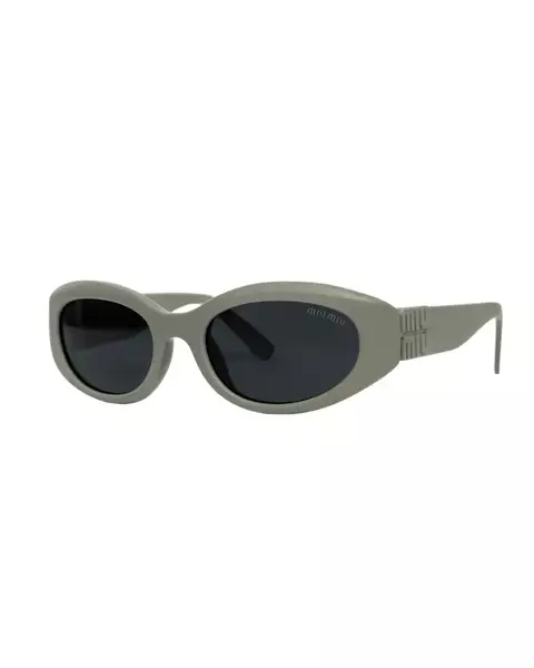 Lentes de sol ovalados estilo miu miu con filtro UV400