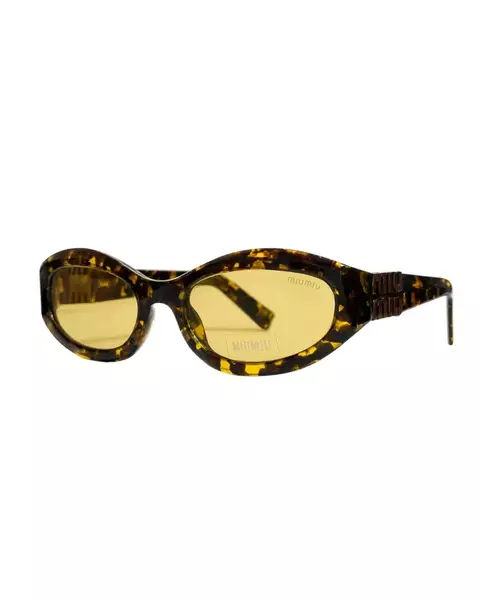 Lentes de sol con marco estampado estilo miu miu con filtro UV400