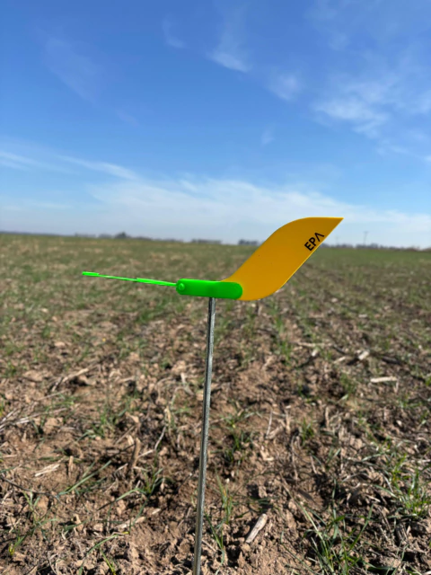 Soporte para tarjeta veleta