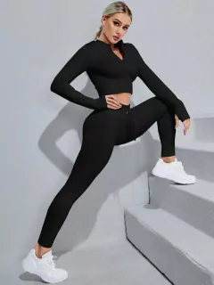 Leggings seamless Tokio negra