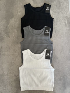 Musculosa Tini gris - tienda online