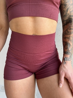 Short seamlesss Miami bordo - WE FITNESS