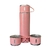 Kit Garrafa Térmica Inox de 500ml c/ 3 Xicaras Camping ou Viagem - comprar online