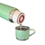 Kit Garrafa Térmica Inox de 500ml c/ 3 Xicaras Camping ou Viagem