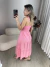 Vestido Alças Amarrações Liso Luiza - comprar online