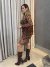Vestido Manga Longa Onça Celina - Estação Modas
