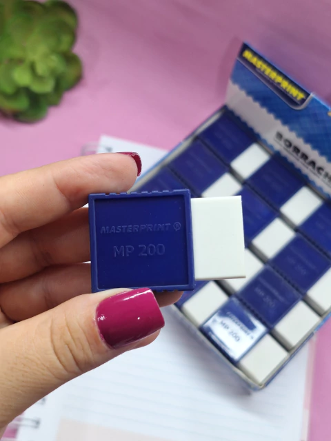 Borracha Branca com Capa Azul | Masterprint - comprar online