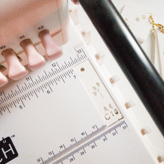 Stops for centered drilling in CINCH A4, A5, A6 and corner bander on internet