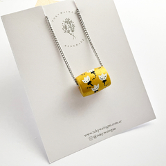 Collar de cuentas de madera pintados - comprar online