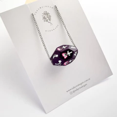 Collares de cuentas de madera pintados a mano - tienda online