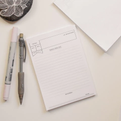 A6 Locked Notebook Minimalist Design