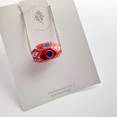 Hand-painted wooden bead necklace - Tuky Waingan Handmade
