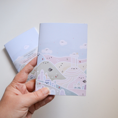 Libreta A6 Mundo Kawaii hecha a mano - tienda online