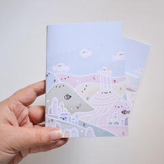 Libreta A6 Mundo Kawaii hecha a mano - comprar online
