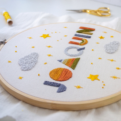 Personalized Geometric Name Embroidery - buy online