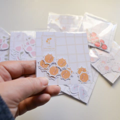 Kawaii Sun Sticker Pack