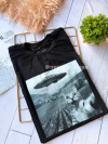 Camiseta disco voador- preta - comprar online
