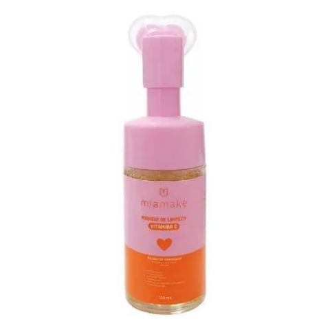 Mousse De Limpeza Vitamina C+ Niacinamida 120ml - Sabonete Mia Make