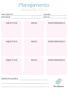 PLANEJAMENTO TERAPÊUTICO - comprar online