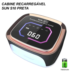 CABINE LED UV RECARREGÁVEL SUN10