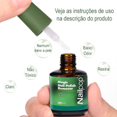 MAGIC REMOVER REMOVEDOR ESMALTE EM GEL NAILPOP