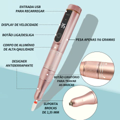 MOTOR LIXADEIRA PORTÁTIL RECARREGÁVEL