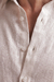 Camisa Puro Linho Giancarlo Natural - BISPO | MODA MASCULINA