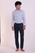 Calça de Linho Giuseppe Azul Marinho