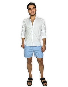 Camisa Gola Padre Manga longa - Viscolinho na internet