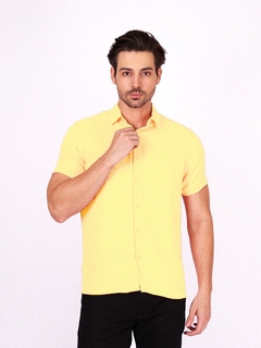 Imagem do Camisa Básica em Tecido Premium Texturizado -Não amarrota