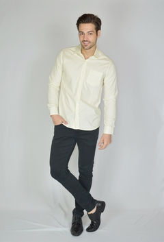 Camisa Tradicional Manga Longa com Bolso - 100% Algodão - comprar online