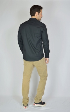 Camisa Tradicional Manga Longa com Bolso - 100% Algodão