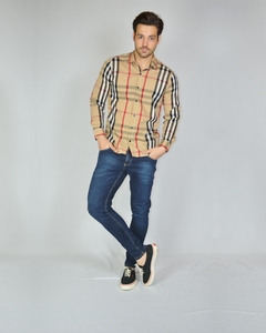 Camisa Xadrez Burbery Manga Longa 100% algodão na internet