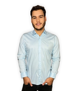 Camisa Básica Trajano's Manga Longa - Tricoline com Elastano