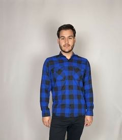 Camisa Manga Longa Flanela com 2 Bolsos - Tecido Misto - comprar online